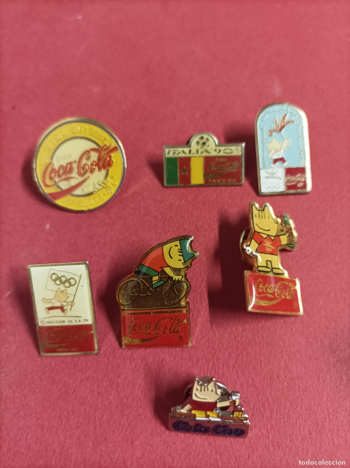 Pins de colecci&oacute;n: INSIGNIAS PINS COCA COLA ALGUNAS OLINPIADAS