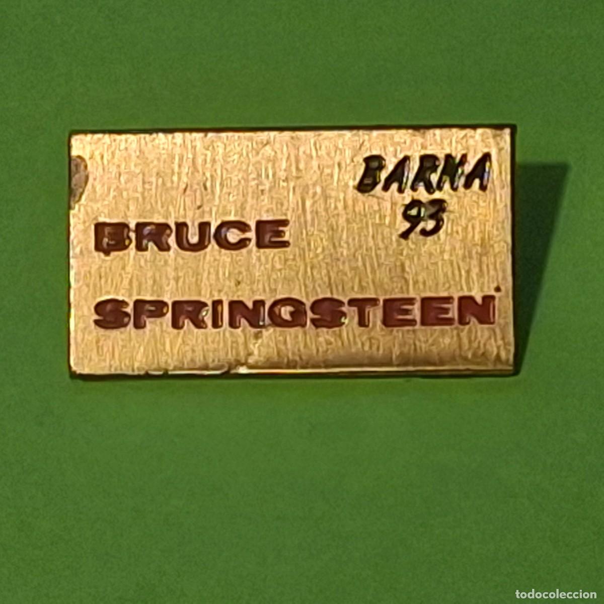 Pins de colecci&oacute;n: PIN DE AGUJA ALFILER - BRUCE SPRINGSTEEN BARNA &acute;93 - BARCELONA 1993 - RARO