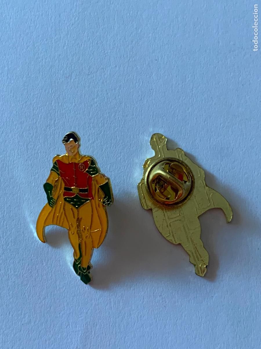 Pins de colecci&oacute;n: PIN SUPERHEROE ROBIN COMIC-SERIE BATMAN - Foto 2
