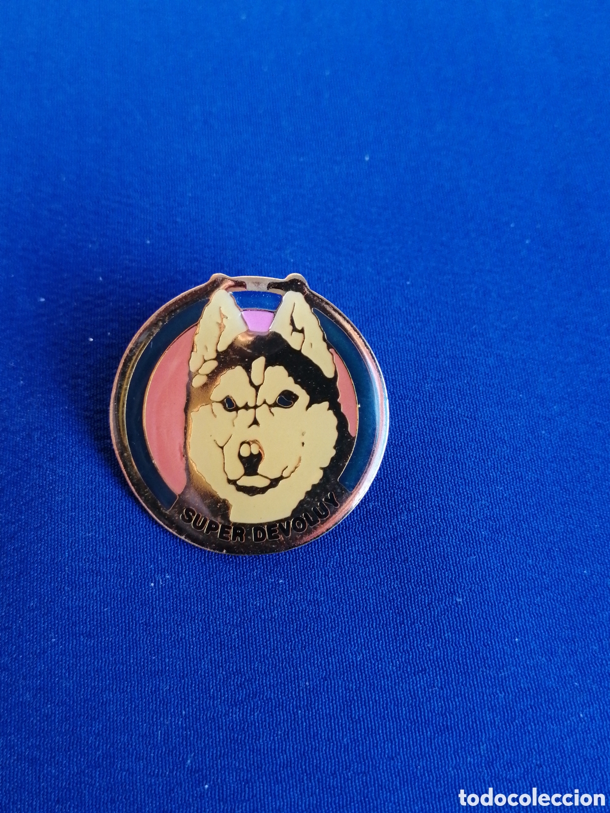 Pins de colecci&oacute;n: SUPER DEVOLUY - PERRO HUSKY PIN - Foto 1