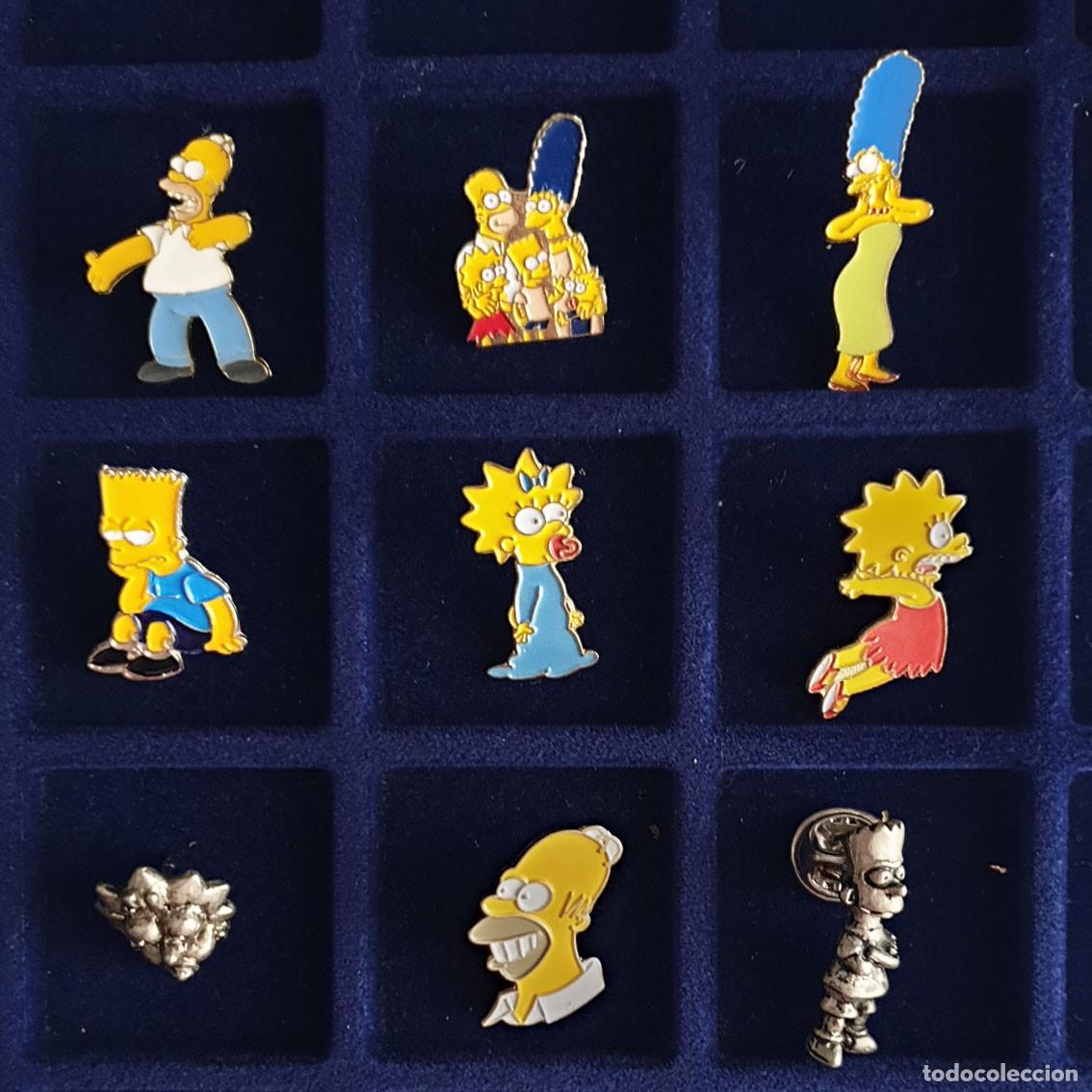 Pins de colecci&oacute;n: LOTE 9 PINS LOS SIMPSON - Foto 1