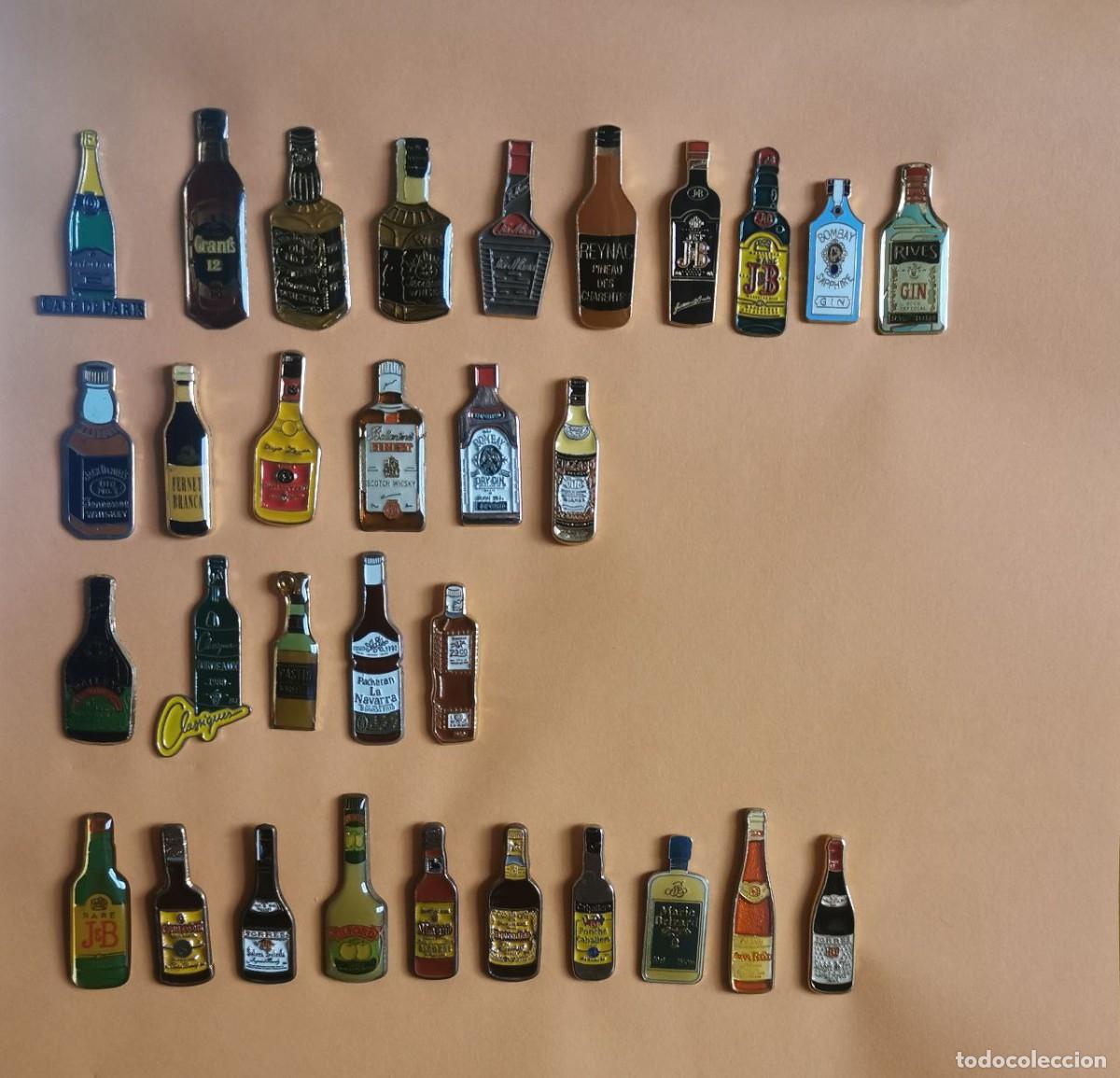 Pins de colecci&oacute;n: LOTE DE PINS BOTELLAS VARIADAS - - Foto 3
