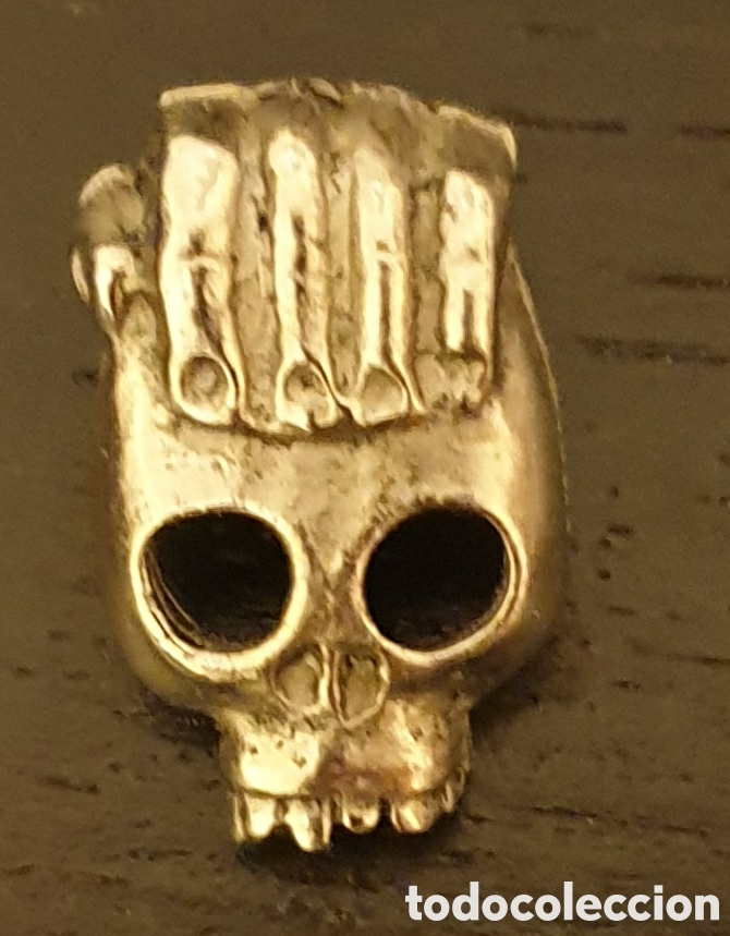 Pins de colecci&oacute;n: PIN CALAVERA DE METAL - Foto 1