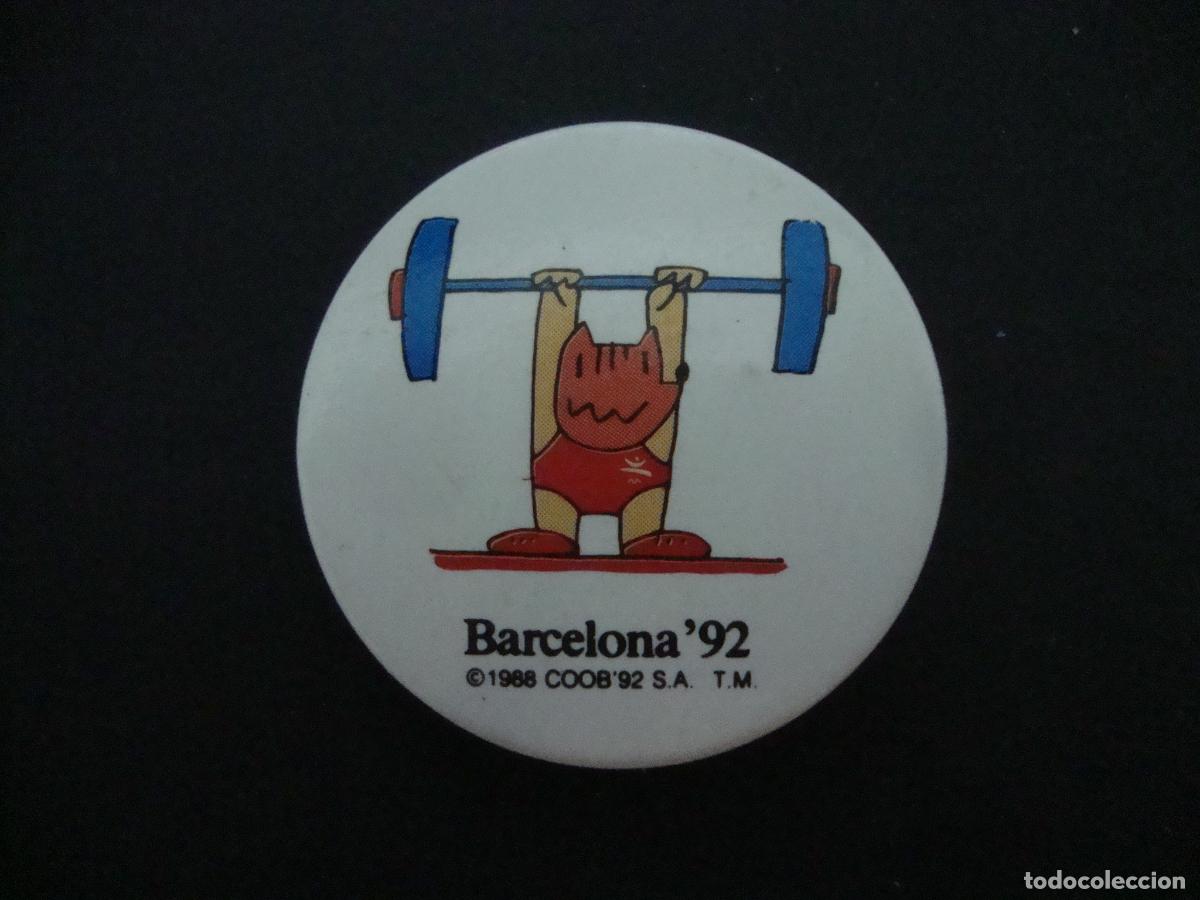 Pins de colecci&oacute;n: PIN CHAPA AGUJA BARCELONA 92 HALTEROFILIA