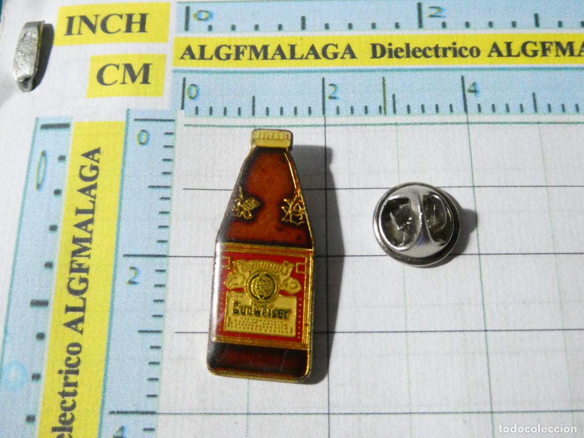 Collection pins: PIN DE BEBIDAS. BOTELLA BOTELL&Iacute;N CERVEZA BUDWEISER