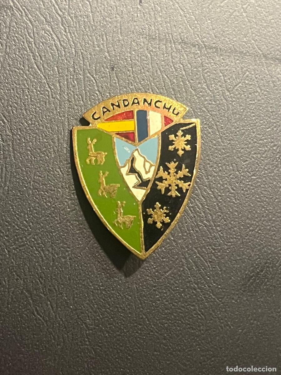 Pins de colecci&oacute;n: INSIGNIA DE CANDANCHU, ESTACION DE ESQUI, MONTA&Ntilde;A