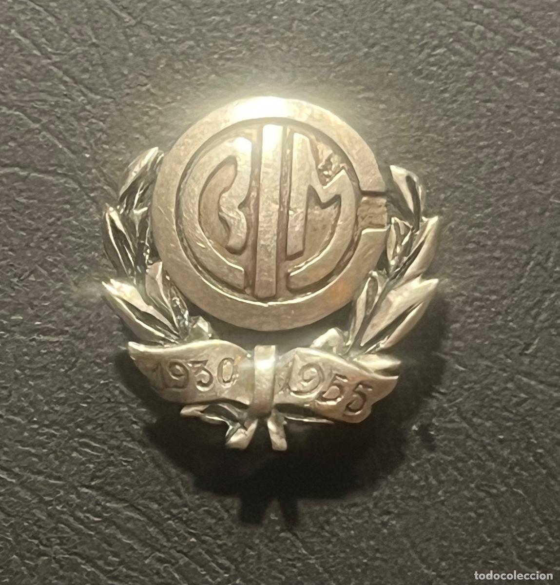 Pins de colecci&oacute;n: INSIGNIA DE SOLAPA DE PLATA 1930-1955.
