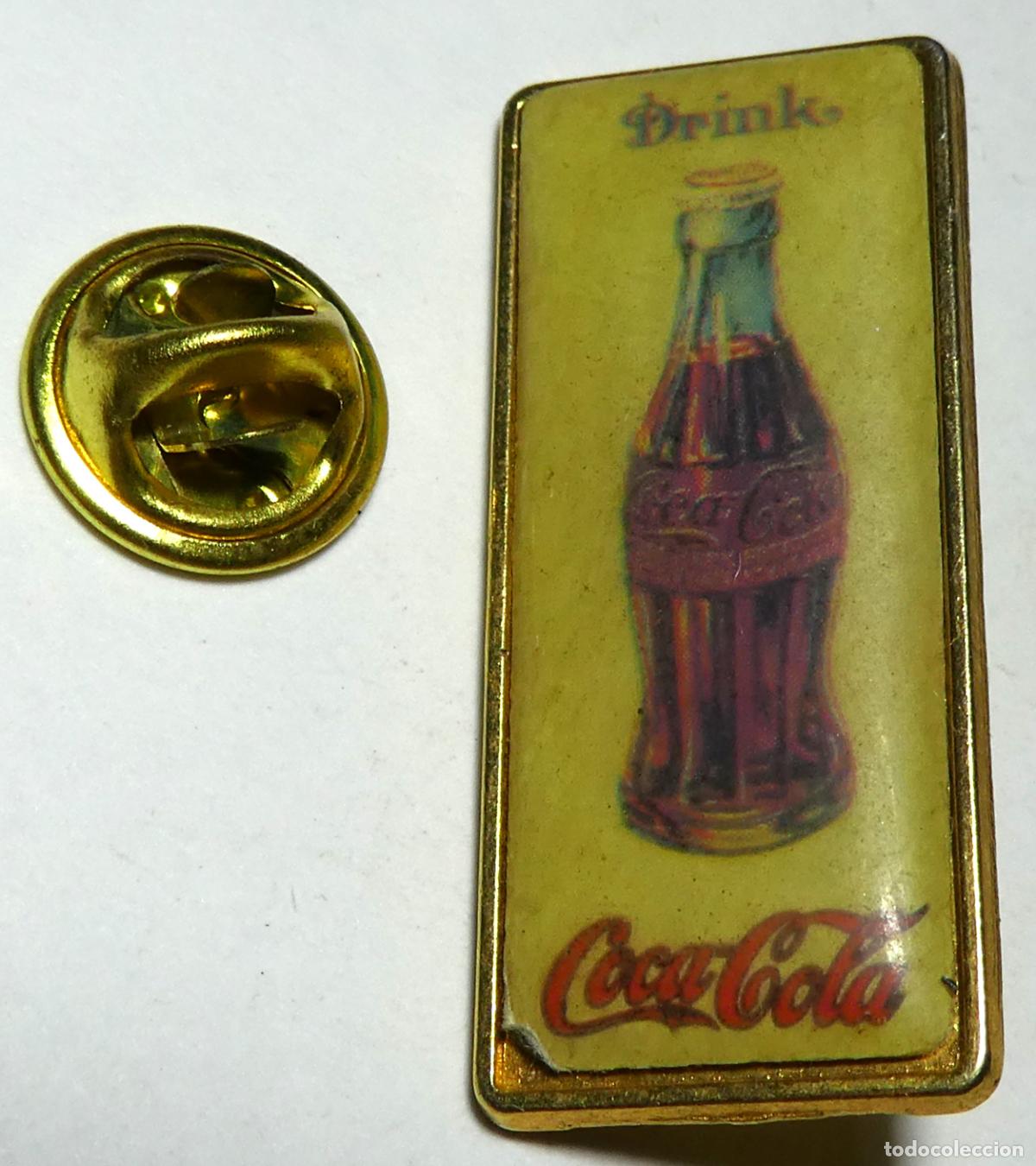 Pin's de collection: Pin Coca Cola Drink , cierre de mariposa