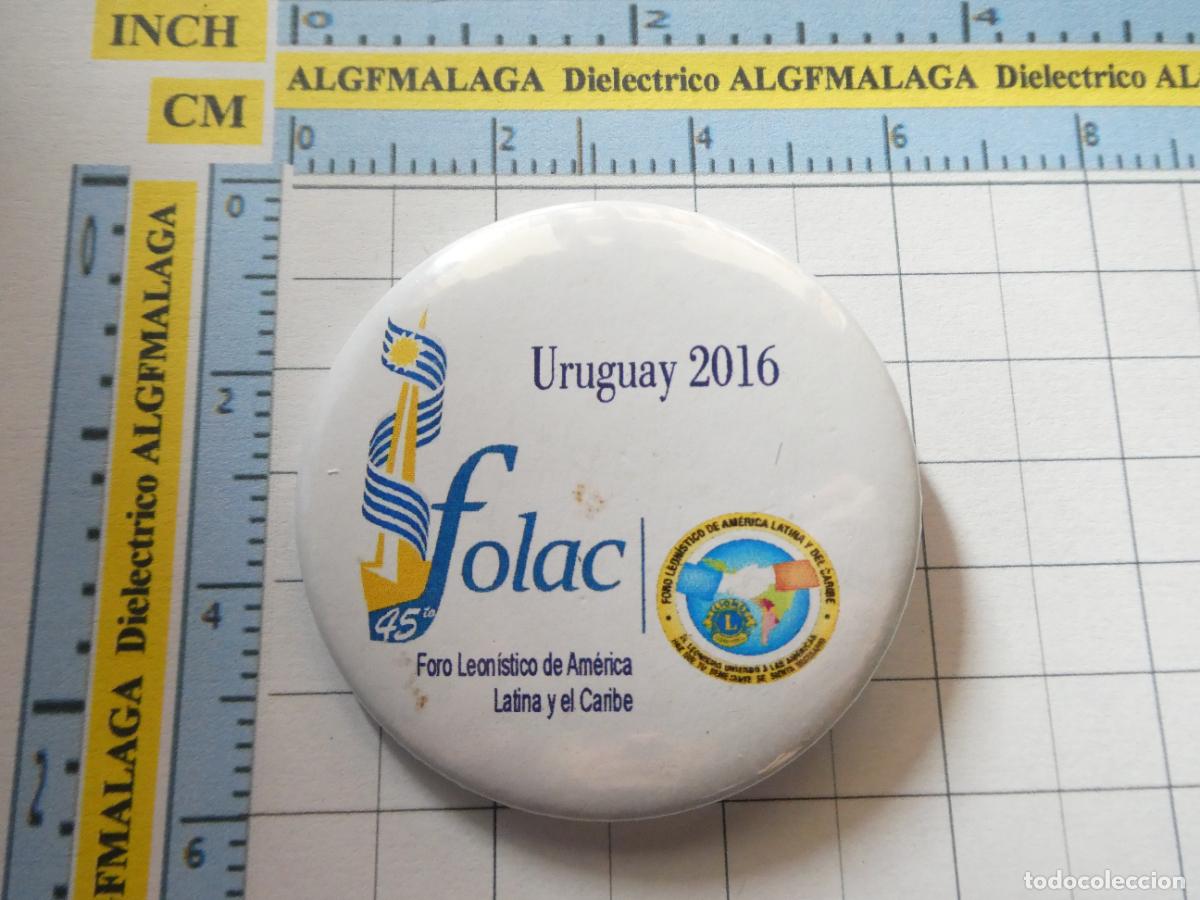 Sammlung von Pins: CHAPA BROCHE INSIGNIA CLUB LEONES LIONS INTERNATIONAL. URUGUAY 2016 AM&Eacute;RICA LATINA CARIBE