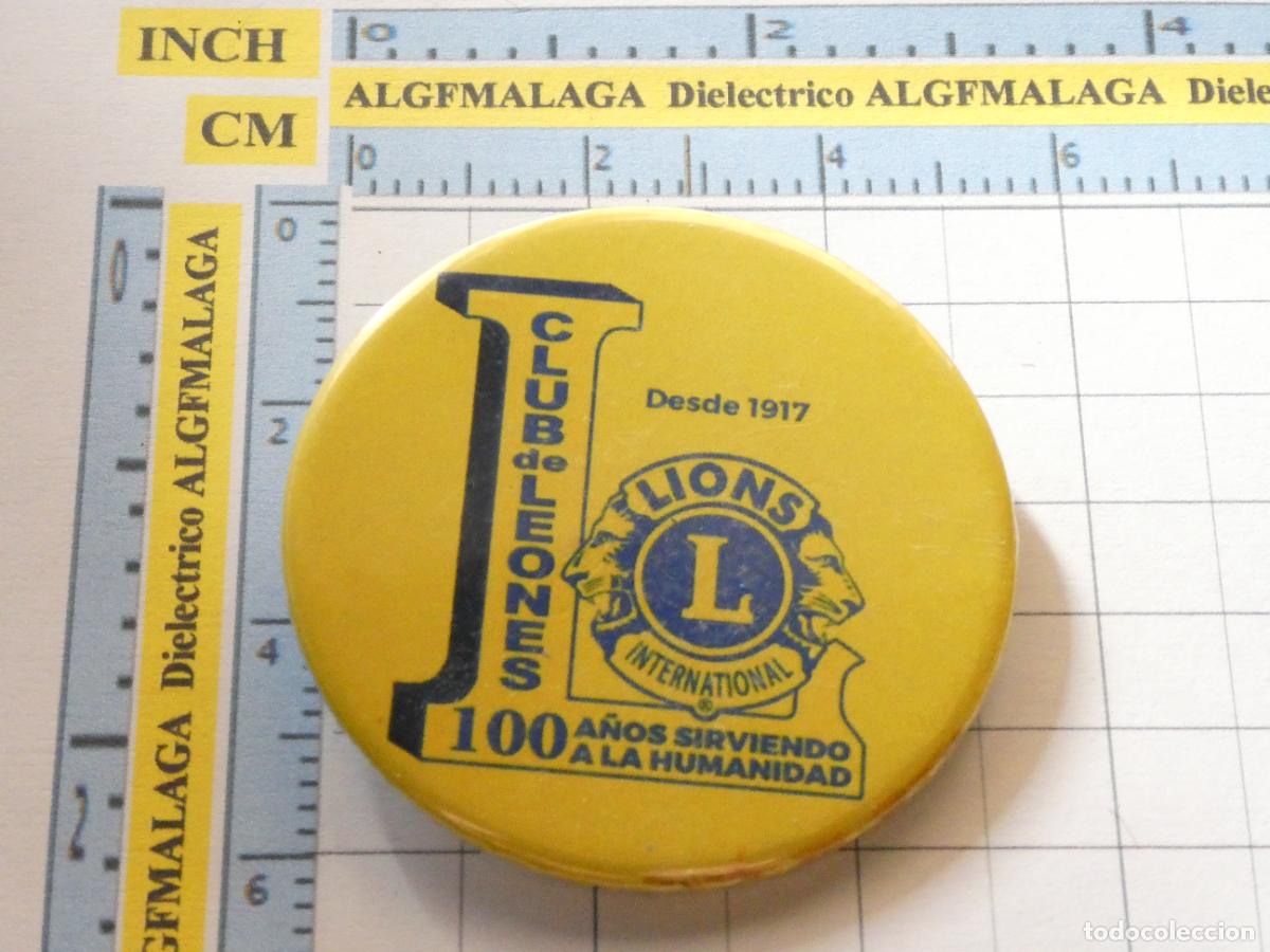 Pins de colecci&oacute;n: CHAPA BROCHE INSIGNIA CLUB LEONES LIONS INTERNATIONAL 1917 2017 100 ANIVERSARIO SIRVIENDO HUMANIDAD