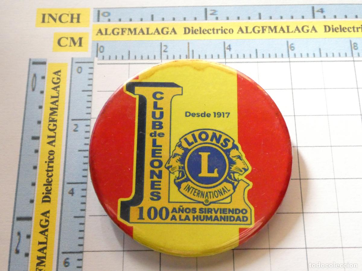 Pins e Spille di collezione: CHAPA BROCHE INSIGNIA CLUB LEONES LIONS INTERNATIONAL 1917 2017 100 ANIVERSARIO SIRVIENDO HUMANIDAD