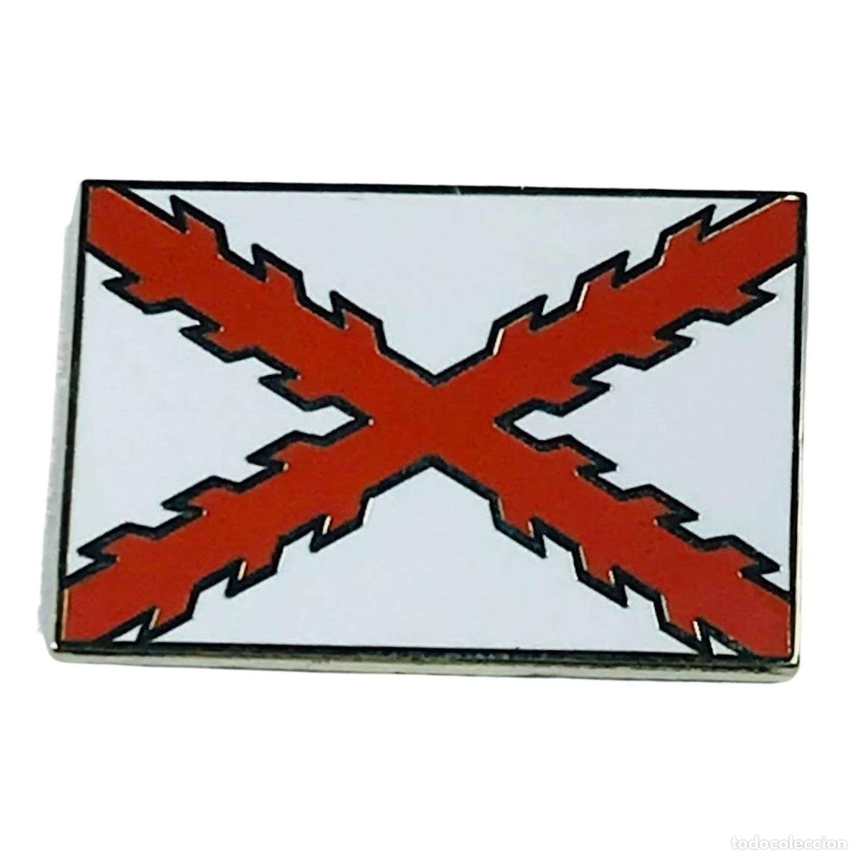 Collection pins: Pin - Bandera de La Cruz del Imperio Espa&ntilde;ol de Borgo&ntilde;a - Espa&ntilde;a