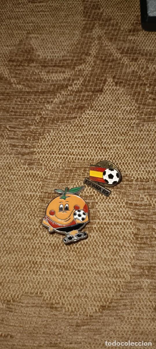Pins de colecci&oacute;n: Naranjito y Espa&ntilde;a 72 - Foto 1