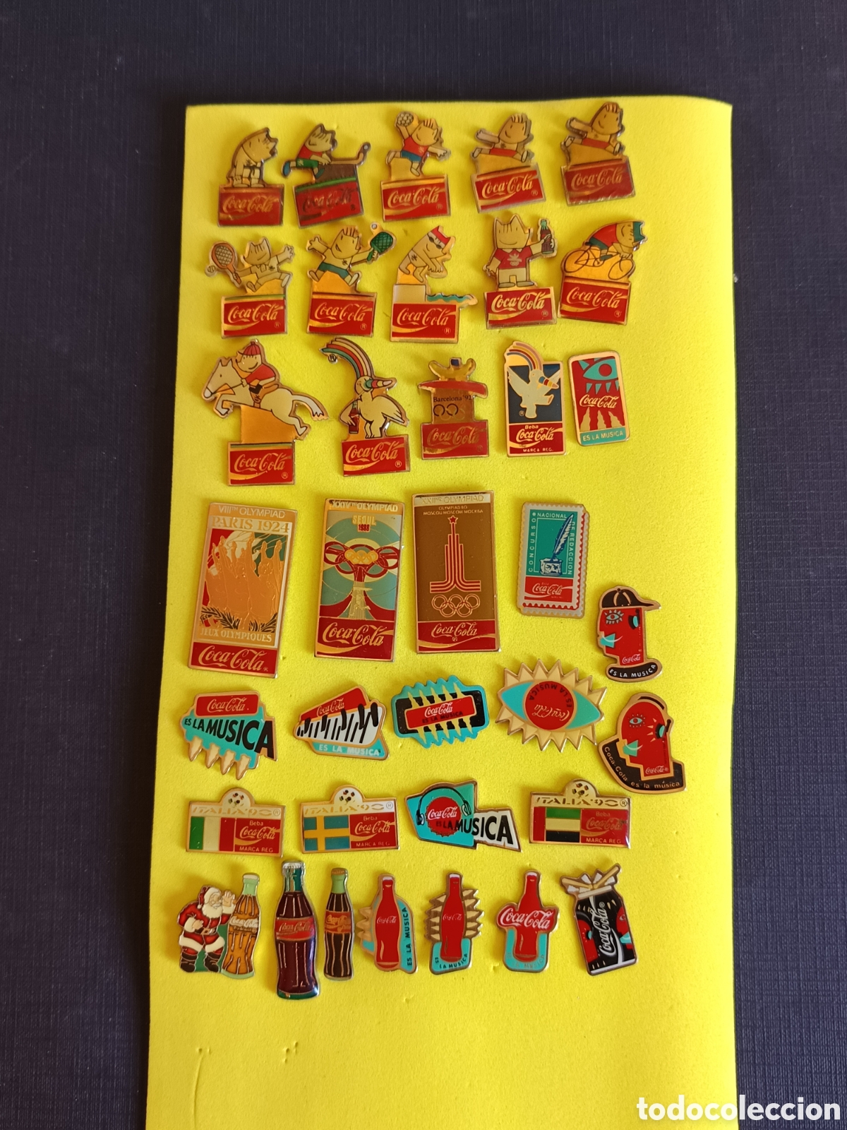 Pins de colecci&oacute;n: 36 pins propaganda de coca cola - Foto 1