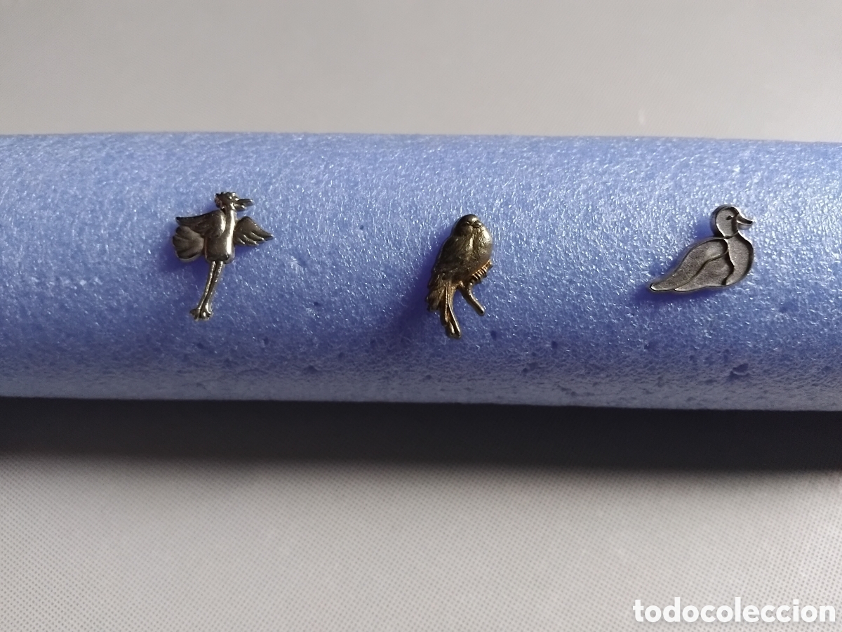 Pins de colecci&oacute;n: Am Conjunto de tres pines de aves - Foto 1