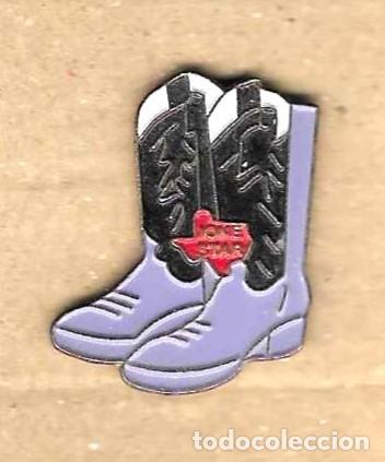Pins de colecci&oacute;n: Pin Botas Lone Star. ref. 132-458 - Foto 1