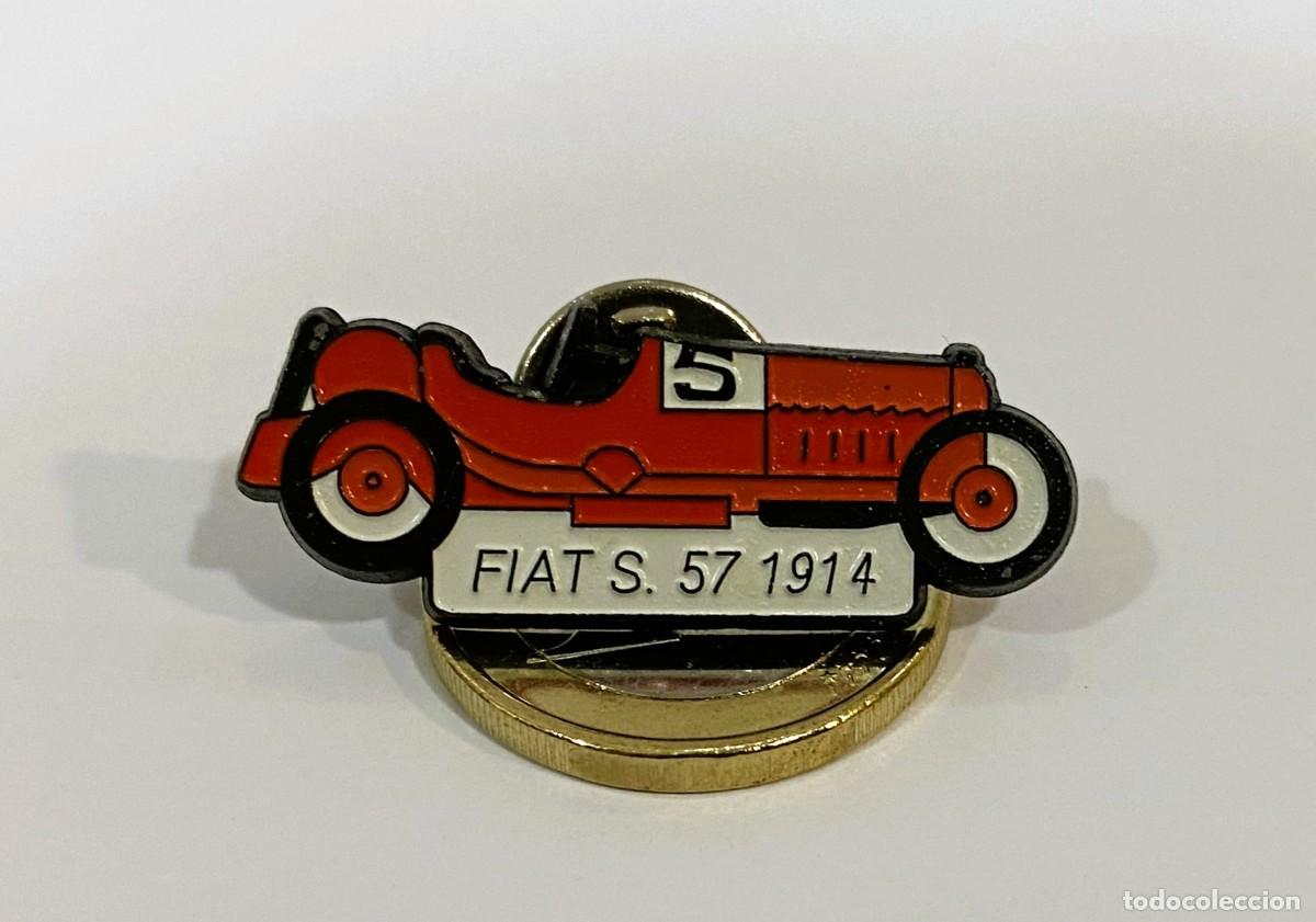 Pins de colecci&oacute;n: PIN COCHE CL&Aacute;SICO FIAT S. 57 COLOR ROJO (1914)