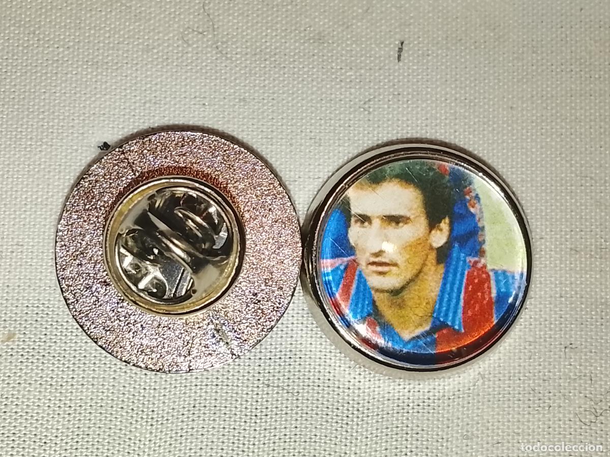 Pins de colecci&oacute;n: pin redondo metal - f&uacute;tbol barca futbol club barcelona jugadores de todos los tiempos ver mas