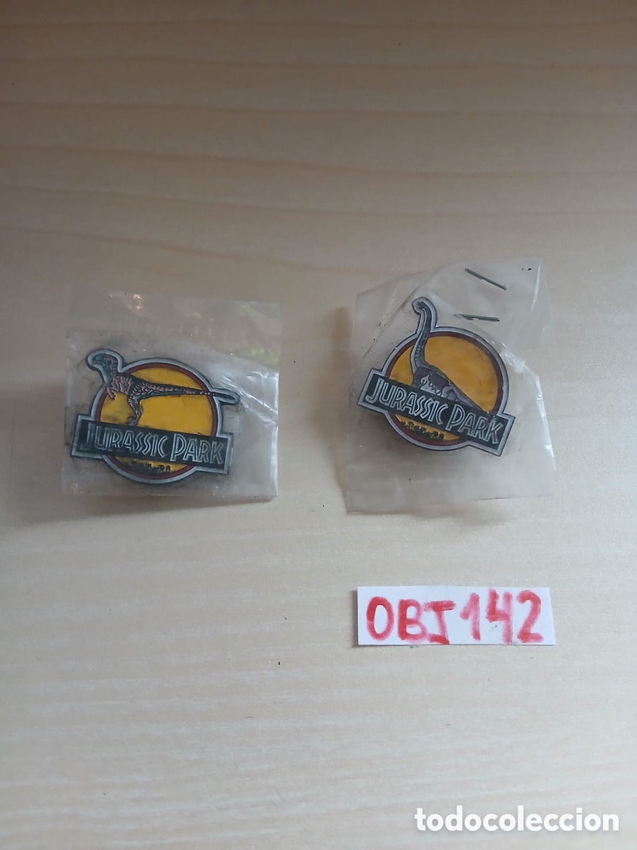 Pins de colecci&oacute;n: Lote De, pines Jurassic Park - Foto 2