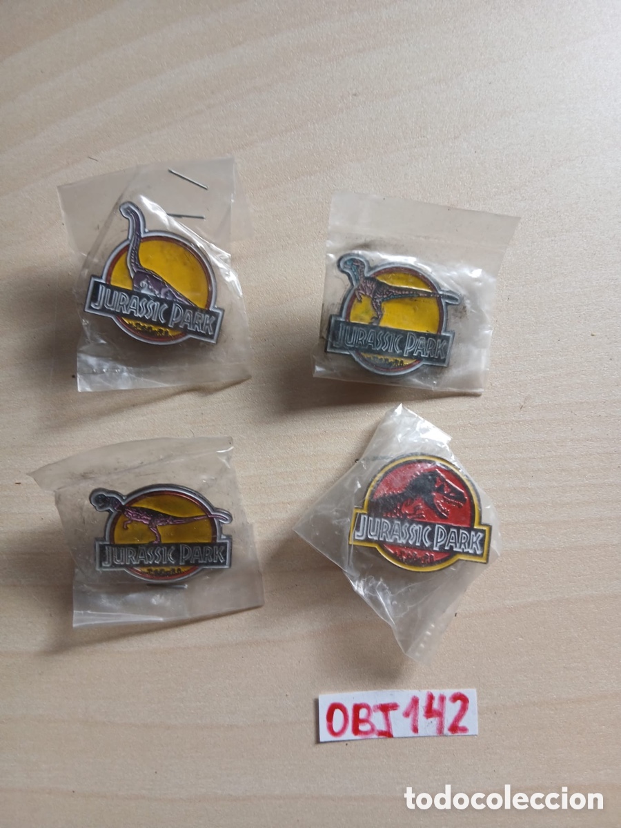 Pins de colecci&oacute;n: Lote De, pines Jurassic Park - Foto 1