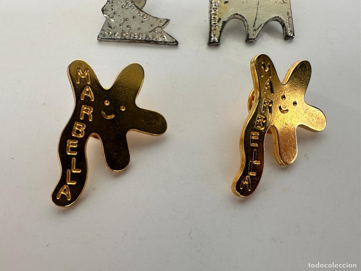 Pins de colecci&oacute;n: LOTE DE 4 PINS DE MARBELLA - Foto 4