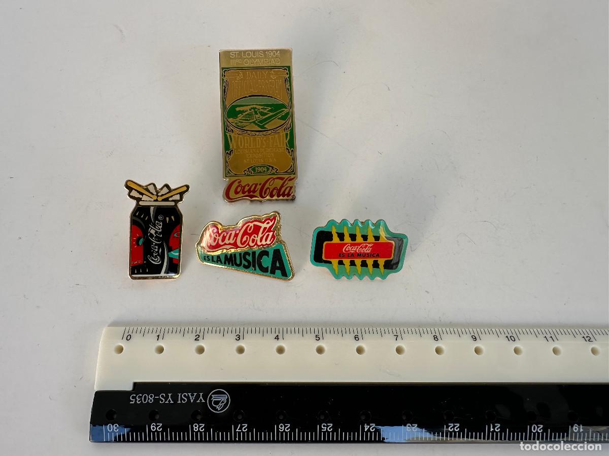 Pins de colecci&oacute;n: LOTE DE 4 PINS DE COCA COLA - Foto 1