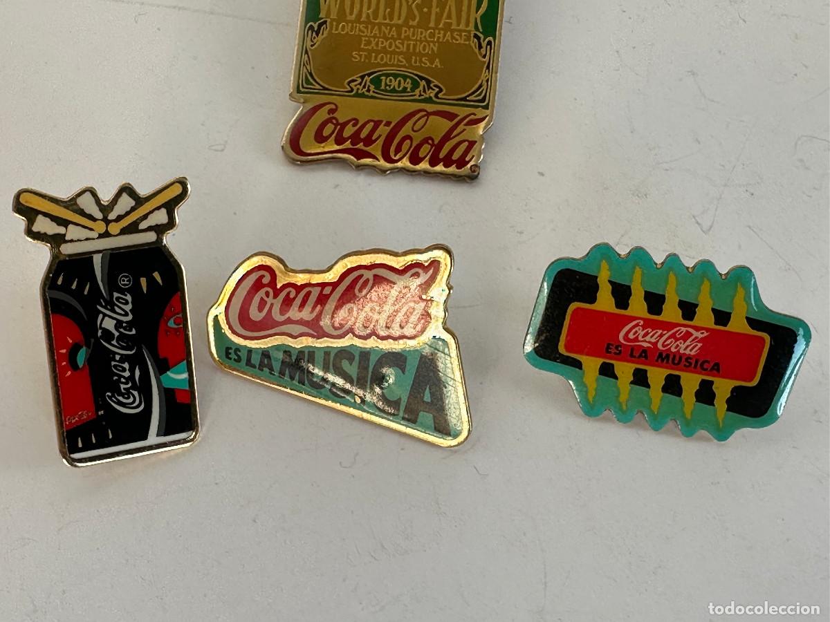 Pins de colecci&oacute;n: LOTE DE 4 PINS DE COCA COLA - Foto 2