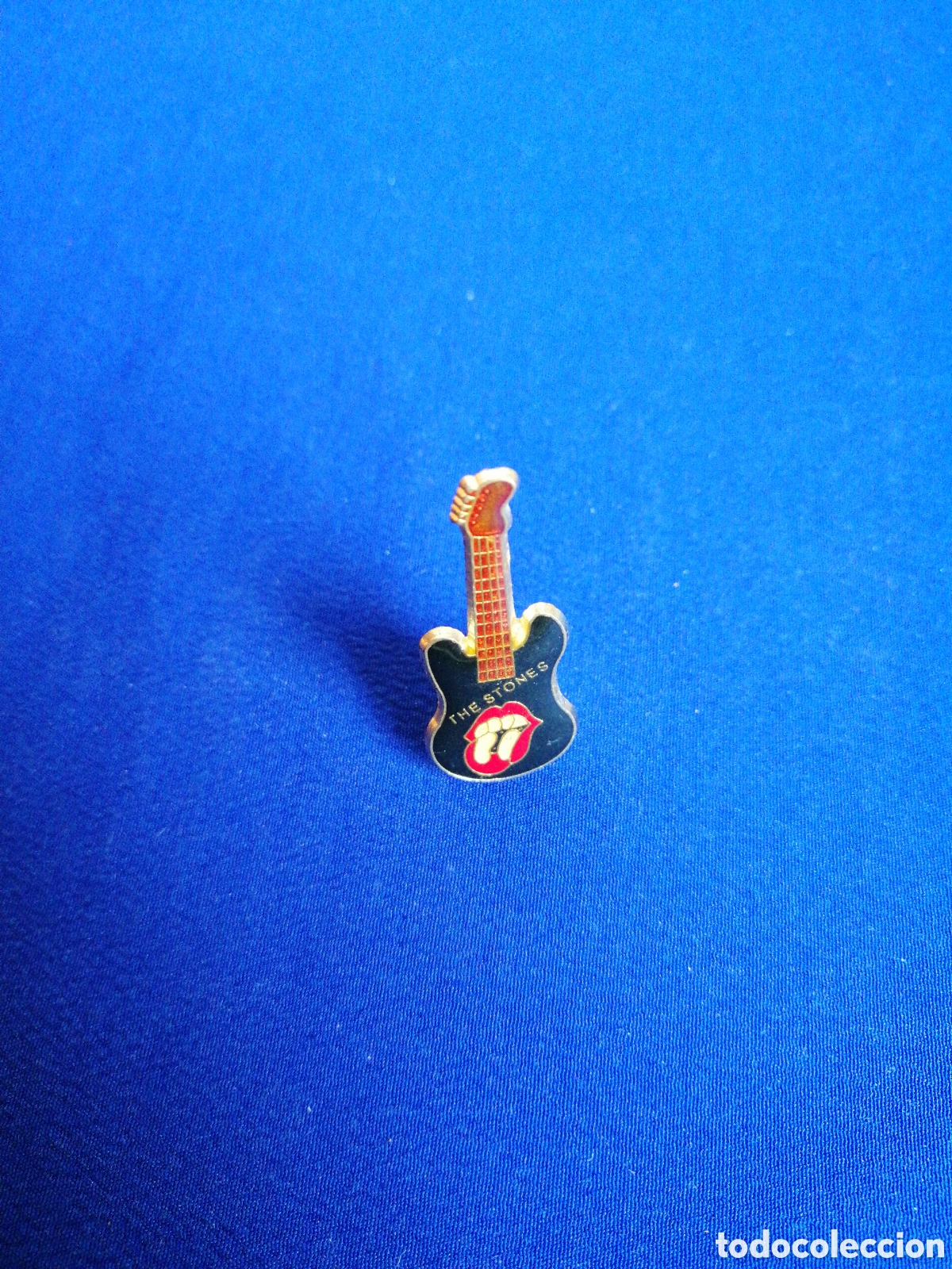 Pins de colecci&oacute;n: ROLLING STONES GUITARRA PIN - Foto 1