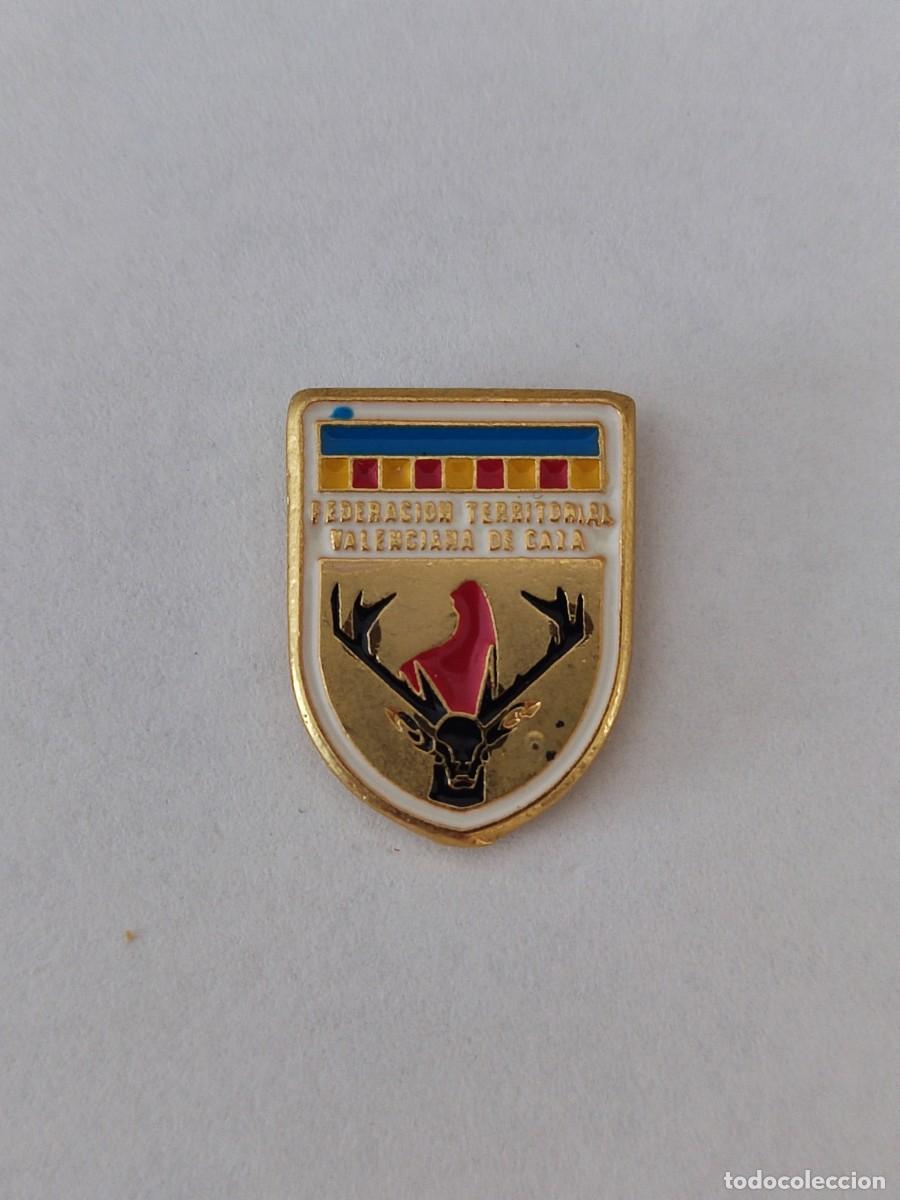 Pins de colecci&oacute;n: PIN FEDERACION TERRITORIAL VALENCIANA DE CAZA