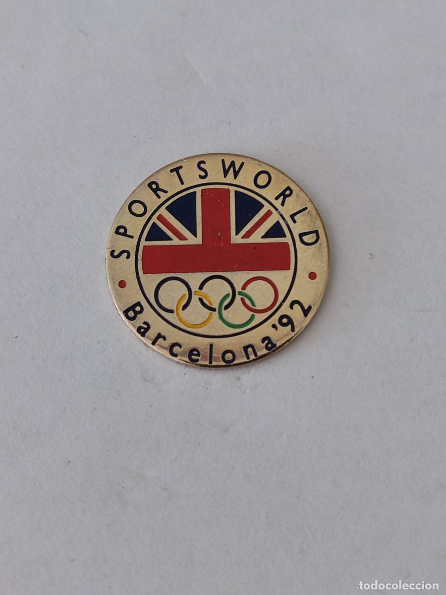 Pins de colecci&oacute;n: PIN SPORTS WORLD - BARCELONA 92