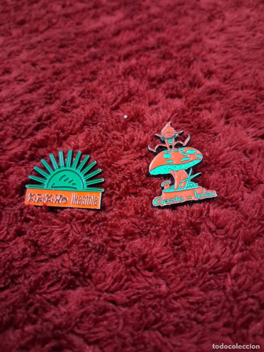 Pins de colecci&oacute;n: LOTE PINS IKASTOLAS. - Foto 1