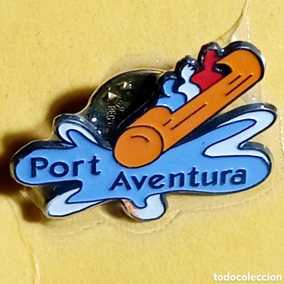 Collection pins: PIN PORT AVENTURA PARQUE DE ATRACCIONES VILA-SECA TARRAGONA EN SU BLISTER ORIGINAL