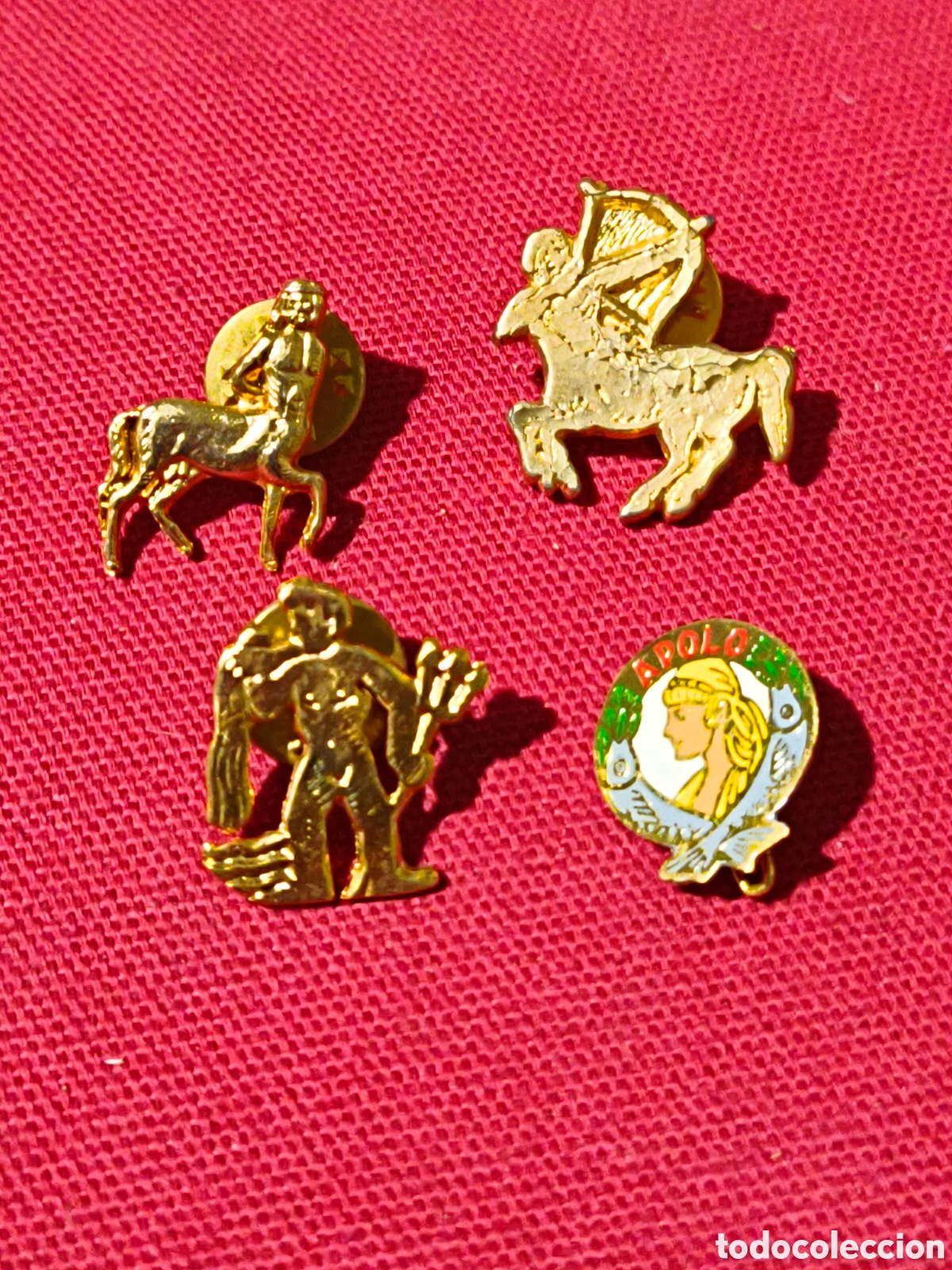 Pin's de collection: Lote pins y alfiler Entierro de la sardina Murcia Apolo Centauro y Neptuno
