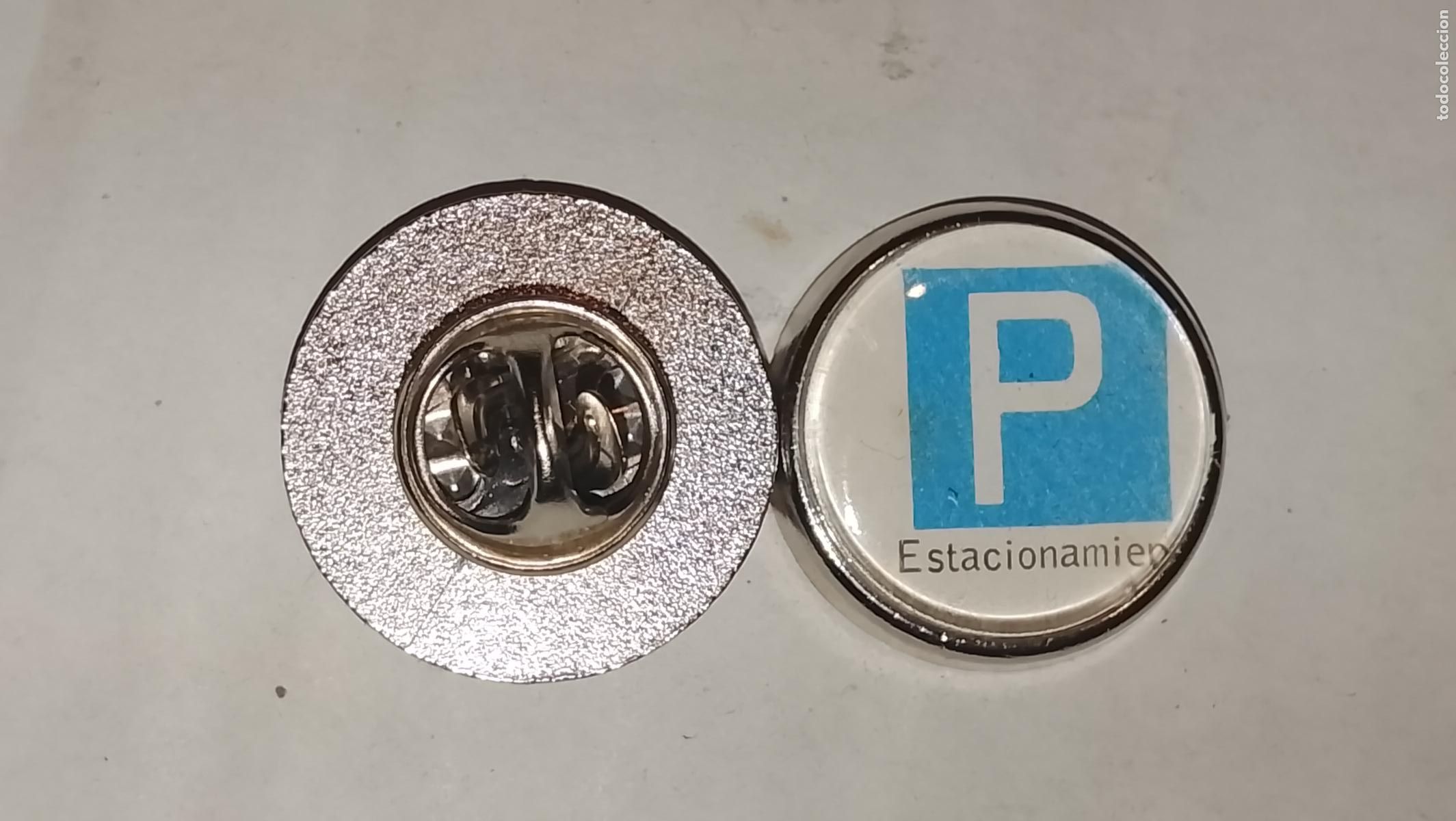 Pins de cole&ccedil;&atilde;o: pin redondo metal - SE&Ntilde;AL DE TRAFICO AUTOESCUELA COCHES MOTO CIRCULACION CARNET DE CONDUCIR VEHICULO