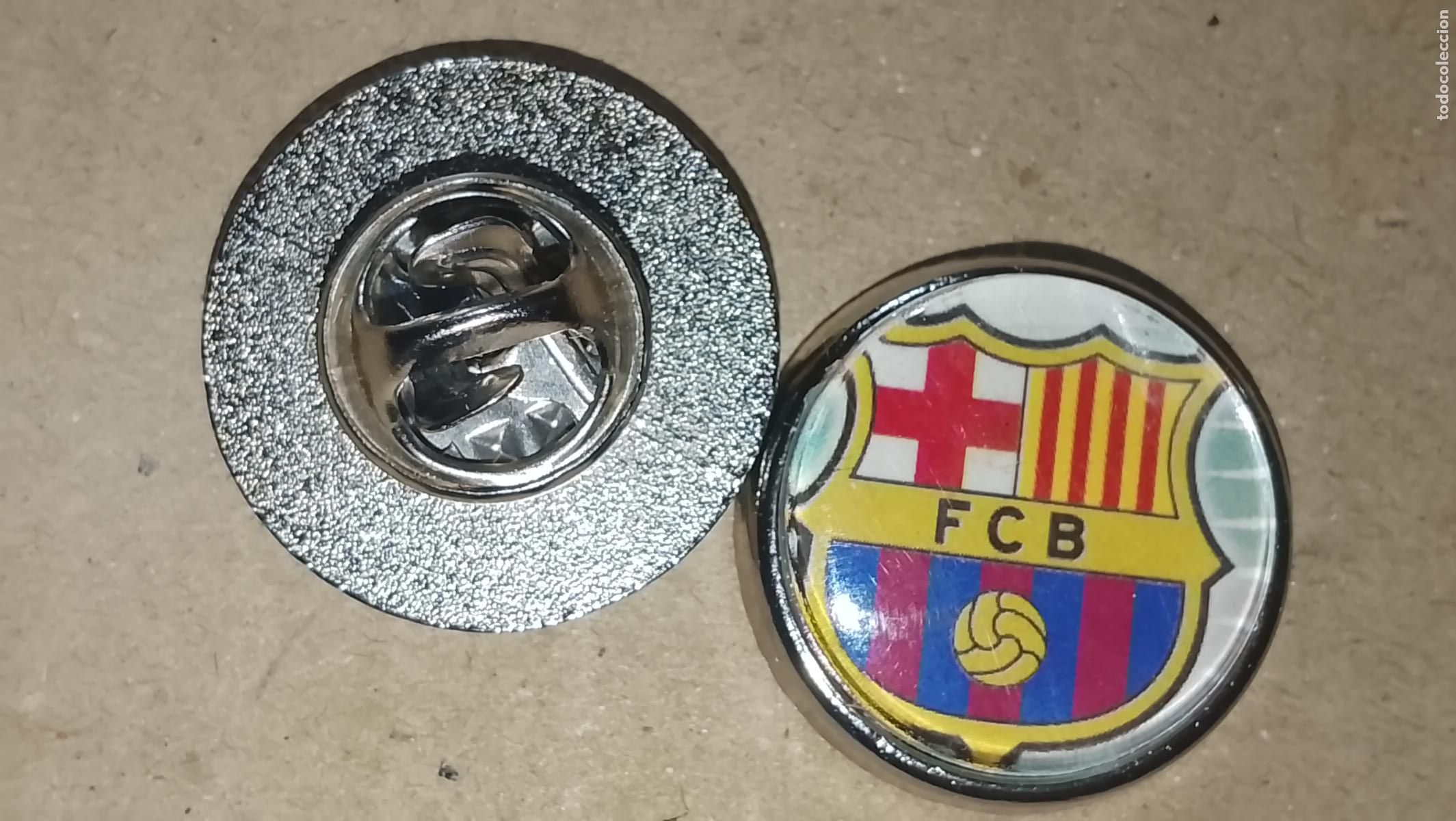Collection pins: pin redondo metal - futbol liga equipo FUTBOL escudo liga espa&ntilde;ola