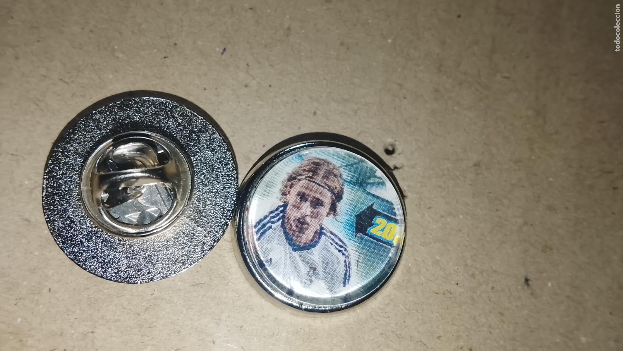 Pins de cole&ccedil;&atilde;o: pin redondo metal - futbol liga equipo FUTBOL jugador real madrid