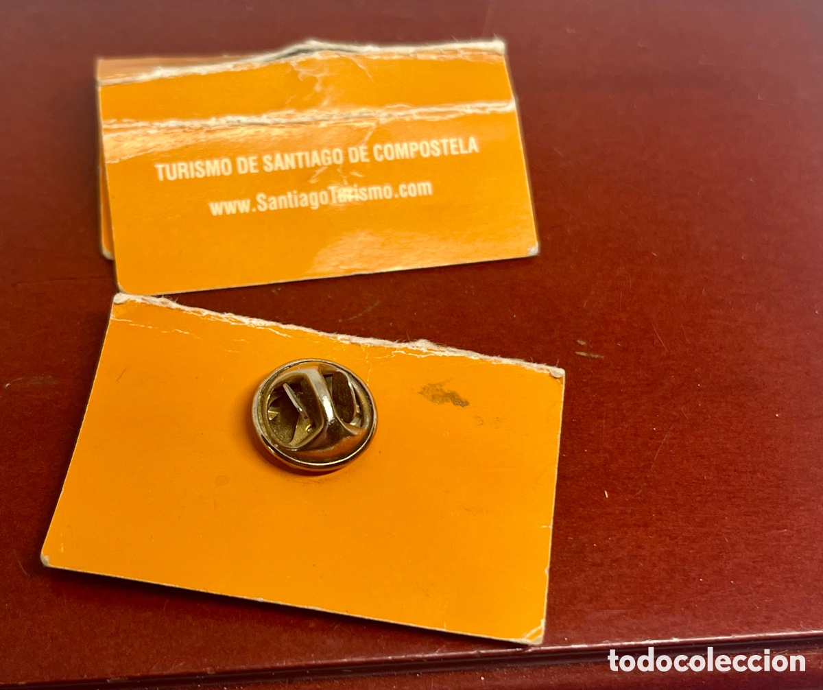 Pins de colecci&oacute;n: 2 PINS SANTIAGO DE COMPOSTELA - Foto 2
