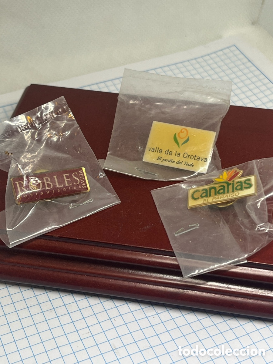 Collection pins: 3 PIN DE CANARIAS NUEVOS