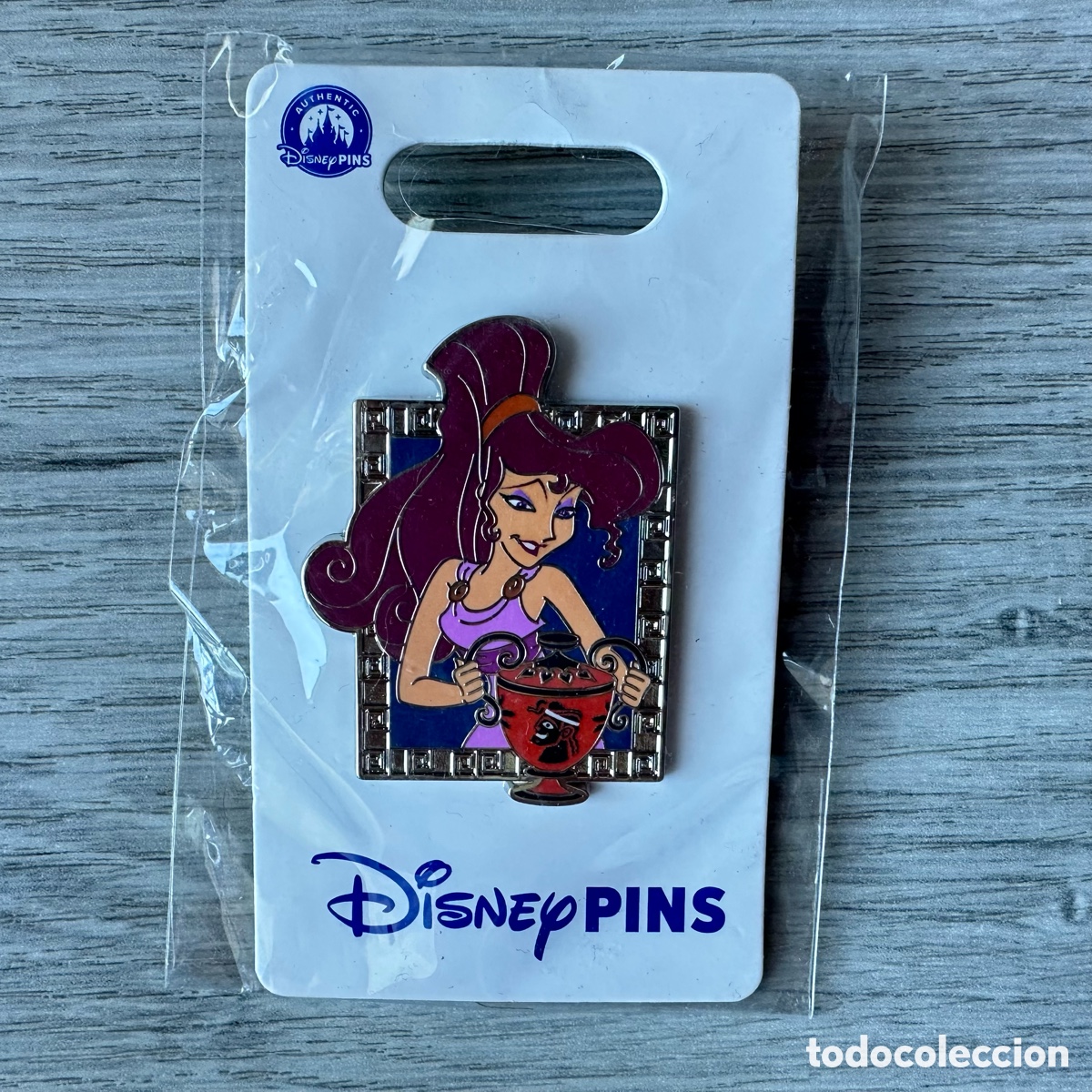 Pins de colecci&oacute;n: Pin Megara, H&eacute;rcules, Disney Store.