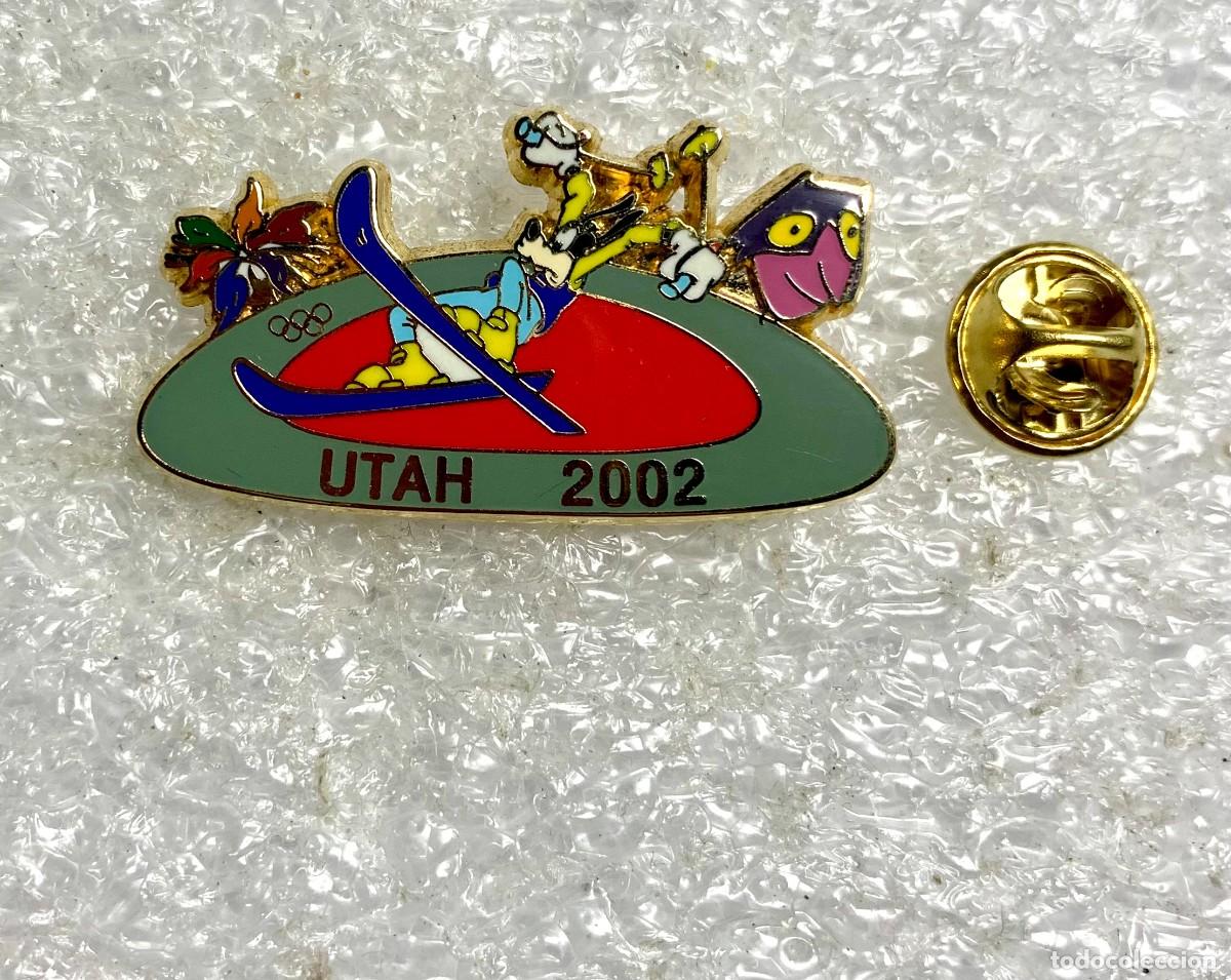 Collection pins: 3543.PIN DISNEY GOOFY DE LOS JUEGOS OL&Iacute;MPICOS DE INVIERNO DE SALT LAKE CITY 2002 EN UTAH