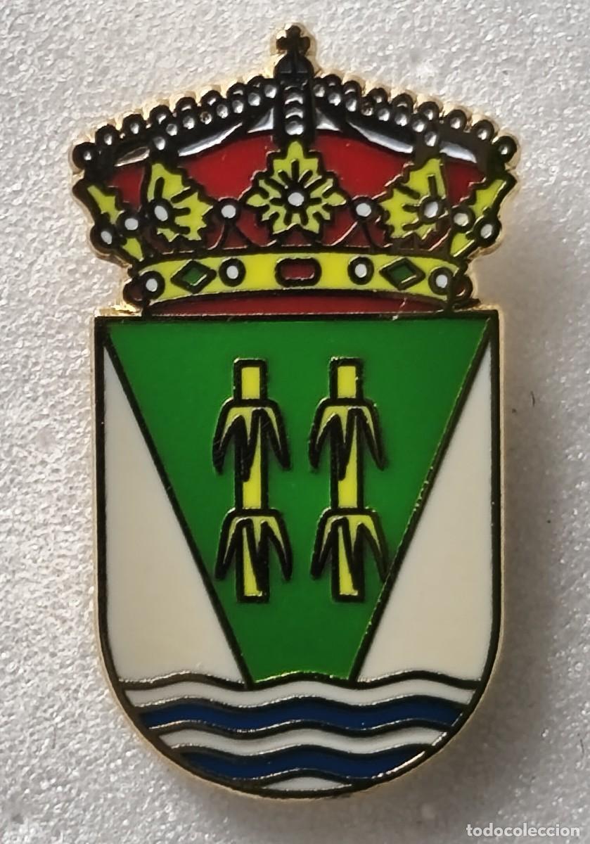 Pins de colecci&oacute;n: Pin Escudo Heraldico Ayuntamiento de Valdeca&ntilde;as de Tajo Caceres