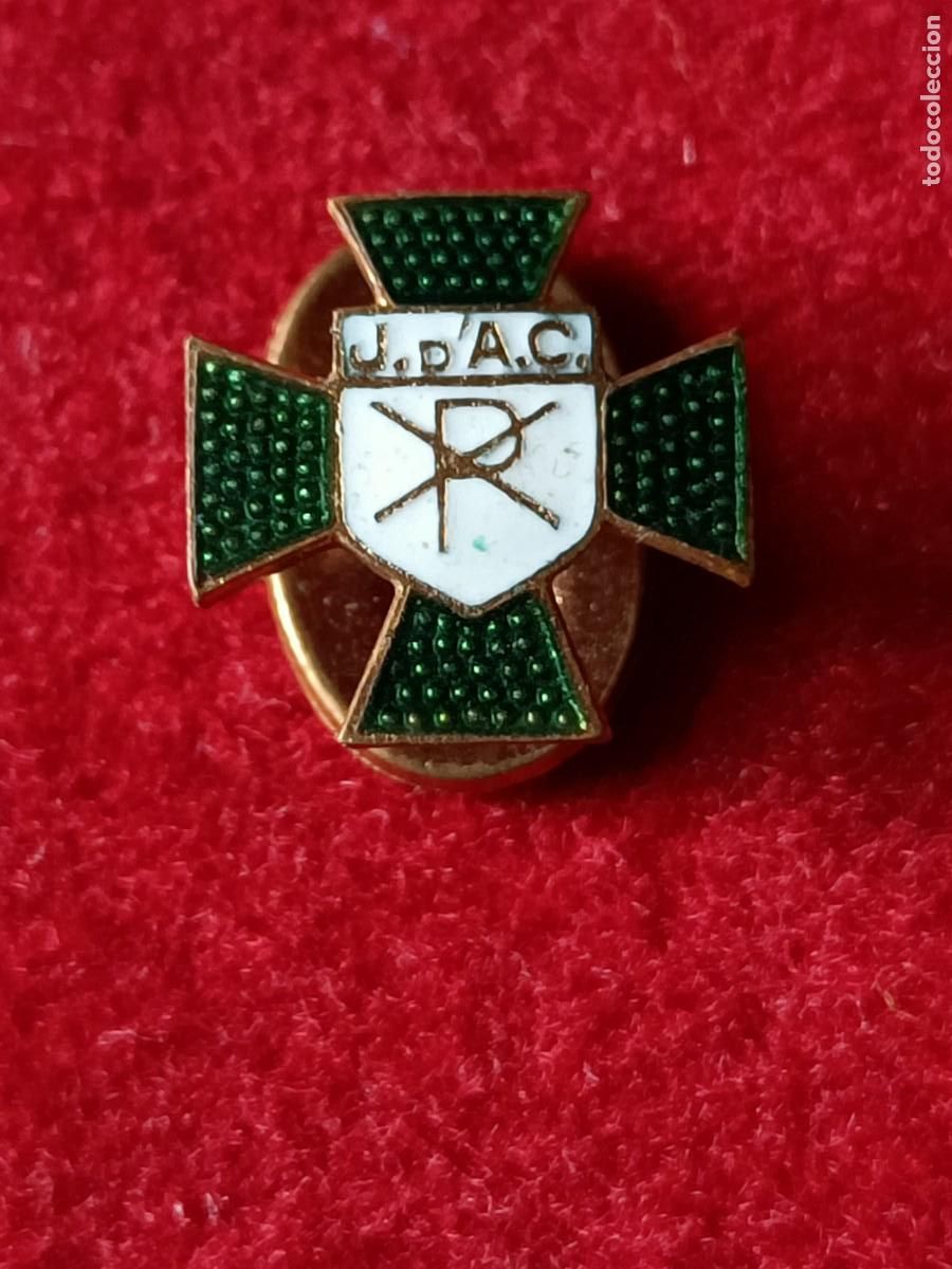 Pins de colecci&oacute;n: PINS. ANTIQU&Iacute;SIMO PINS, CON TEXTO. J. D`A.C. EN EL DORSO PONE. IN. MET. QUIN. MOLAS 34 BARNA.