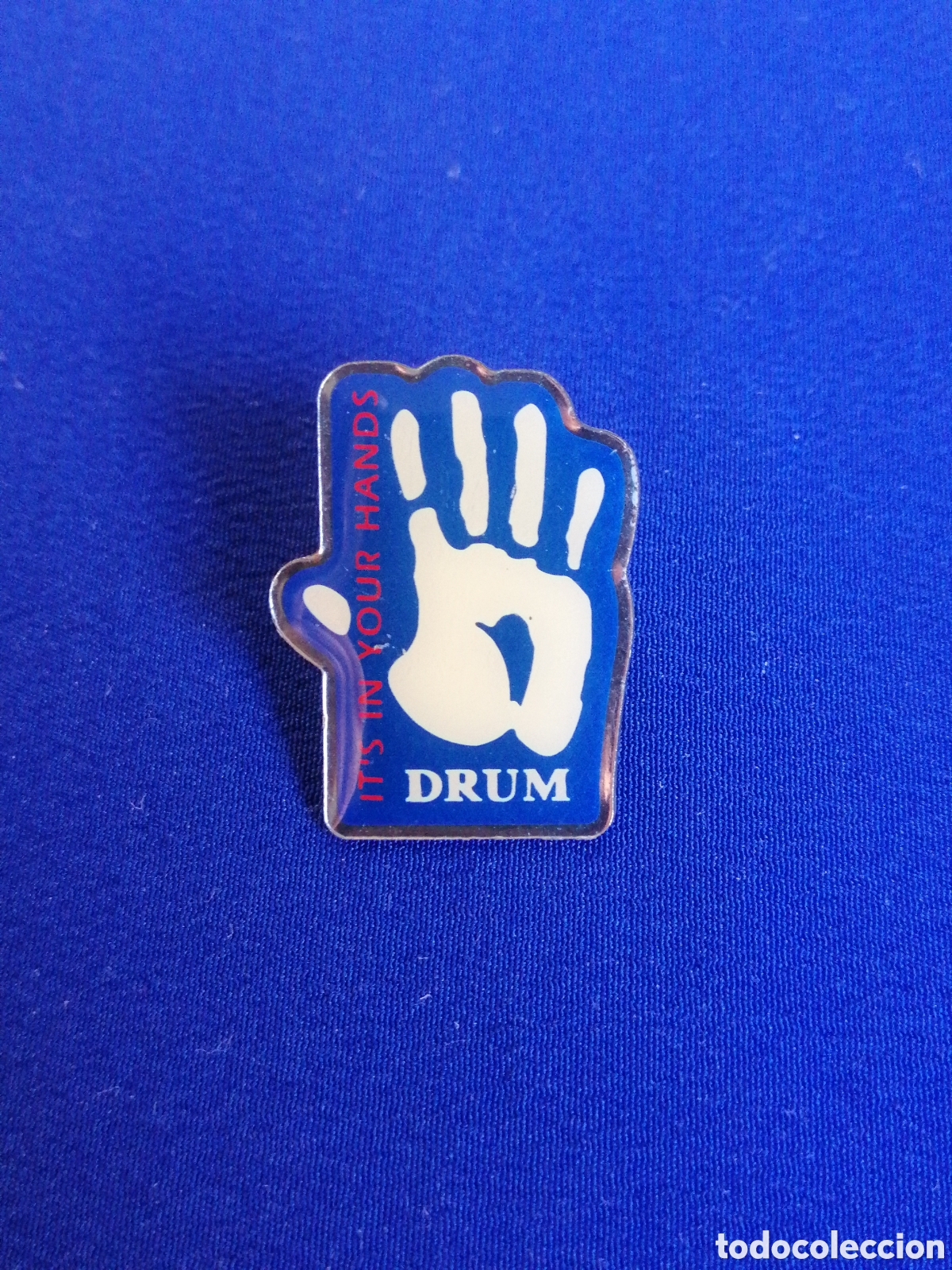 Pins de colecci&oacute;n: TABACO DRUM PUBLICIDAD PIN - Foto 1