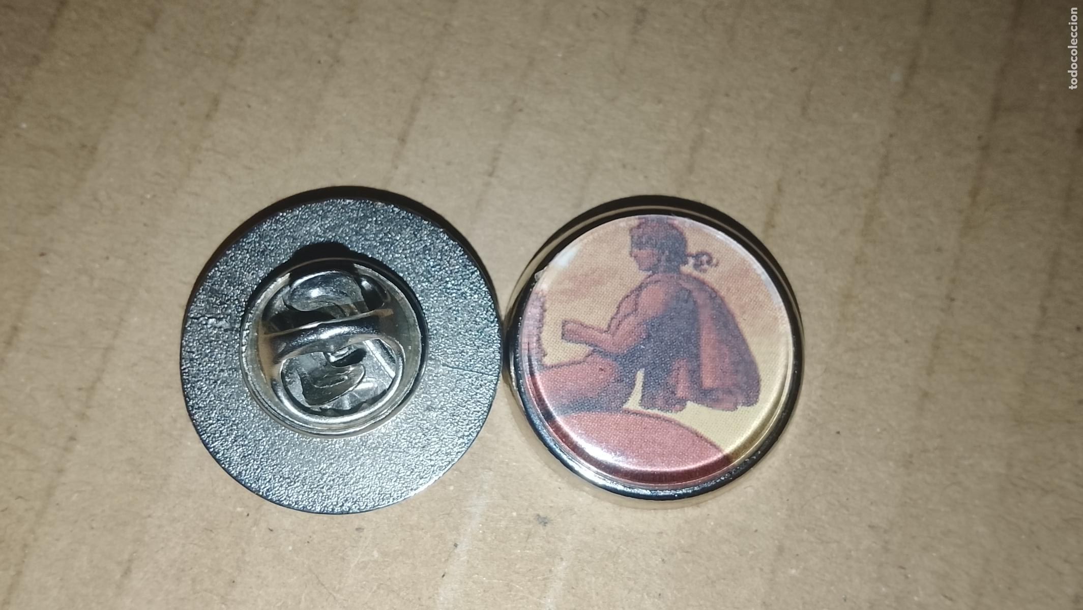 Pins de colecci&oacute;n: pin redondo metal - ( arte upcycling ) - deportes olimpiadas logo del cartel de 1956