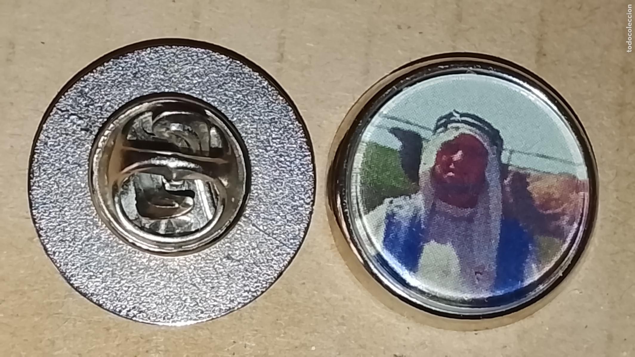 Pins de colecci&oacute;n: pin redondo metal - ( arte upcycling ) CARNAVAL LOS LOS BEDUINOS DE CADIZ COMPARSA AGRUPACION