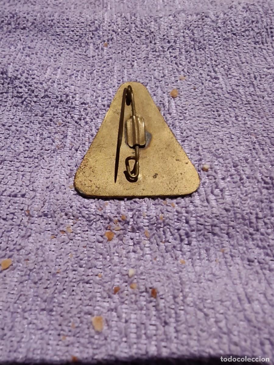 Pins de colecci&oacute;n: Pin grande de Montserrat con aguja, triangular. - Foto 2