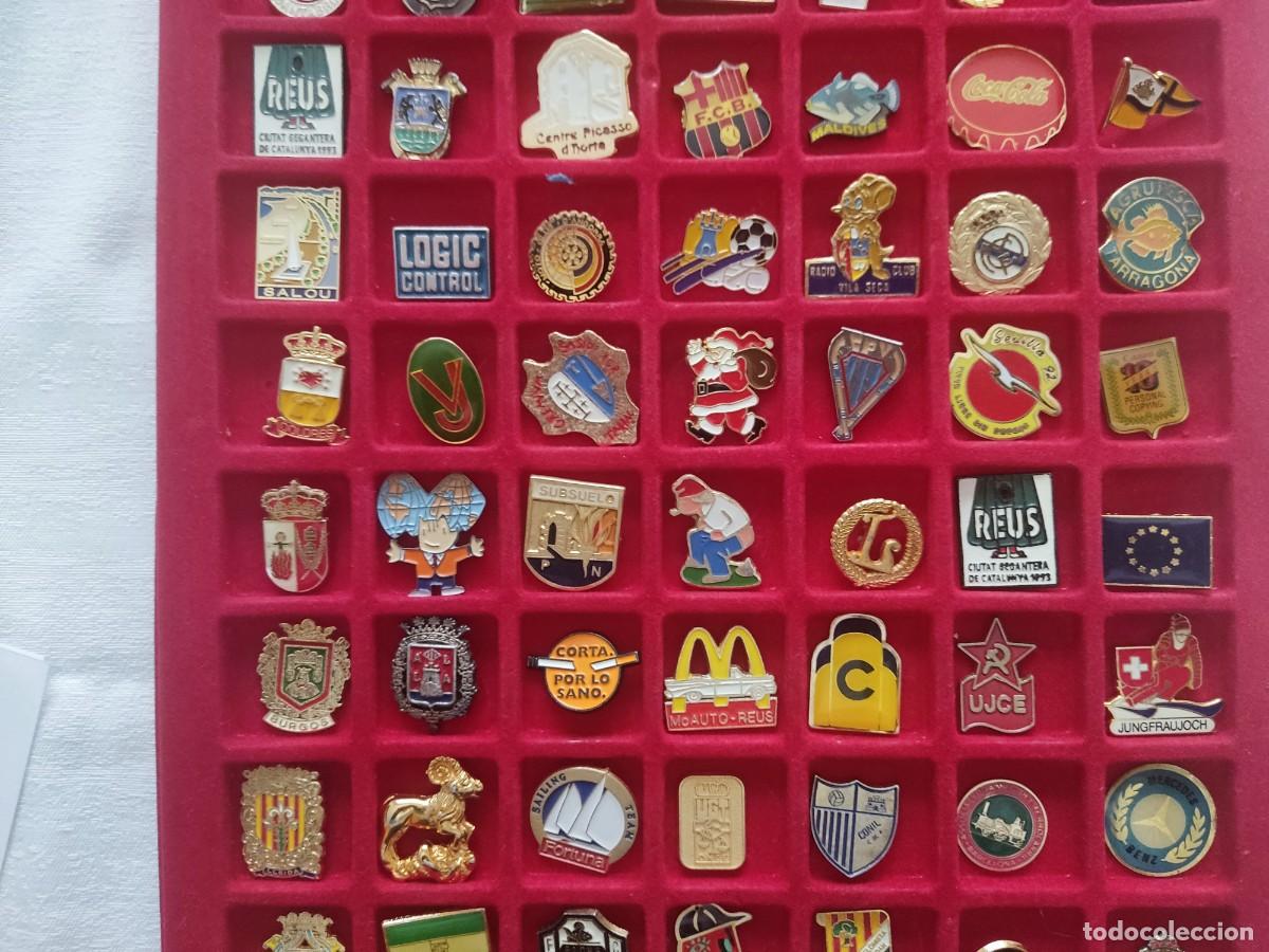 Pins de colecci&oacute;n: LOTE 77 PINS TEMATICA VARIADA - con tara- - Foto 3