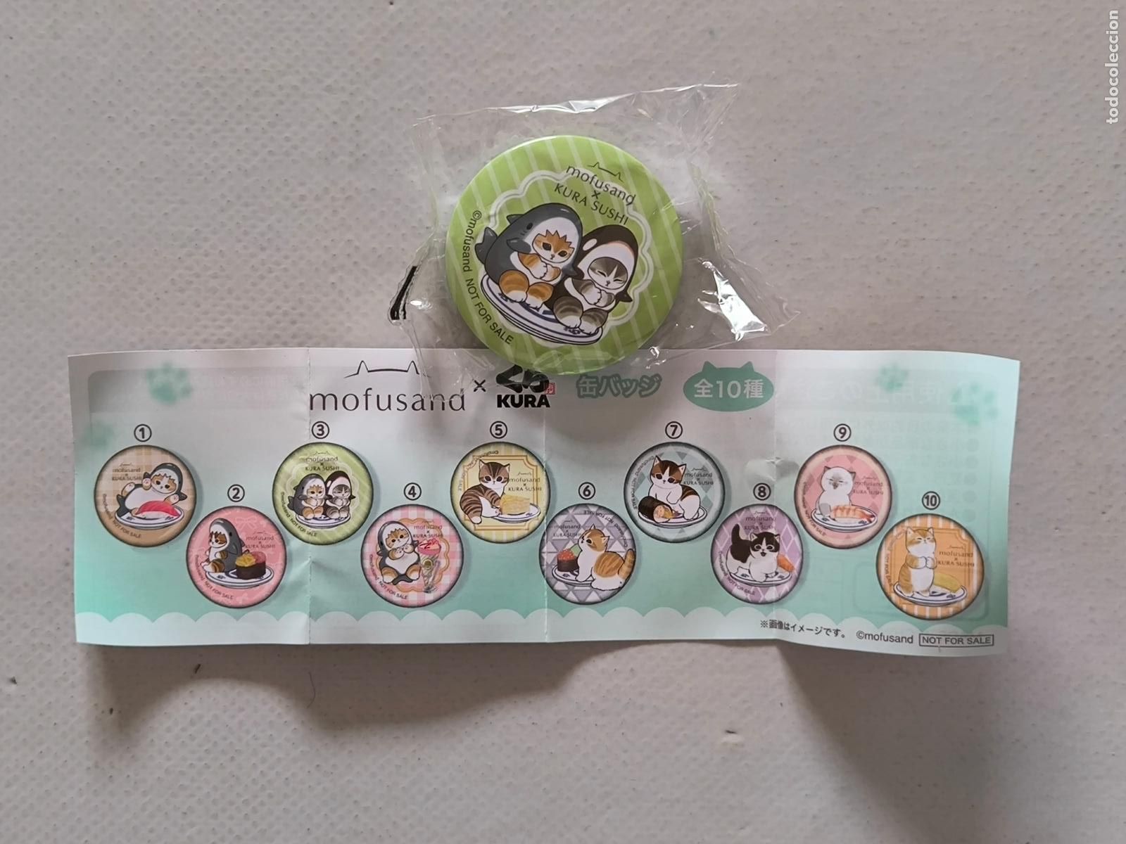 Pins de colecci&oacute;n: CHAPA MOFUSAND X KURA SUSHI - JAPON - NUEVO, SIN ABRIR (094C)