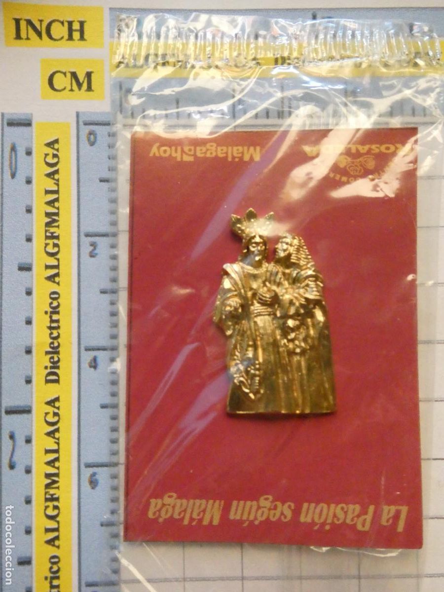 Pins de colecci&oacute;n: INSIGNIA MEDALLITA RELIGIOSA SEMANA SANTA DE M&Aacute;LAGA HERMANDAD COFRAD&Iacute;A. CRISTO DEL PRENDIMIENTO