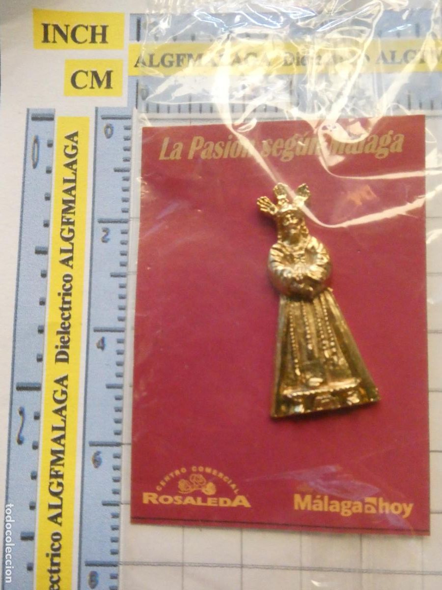 Pins de colecci&oacute;n: INSIGNIA MEDALLITA RELIGIOSA SEMANA SANTA DE M&Aacute;LAGA HERMANDAD COFRAD&Iacute;A. CRISTO JES&Uacute;S CAUTIVO
